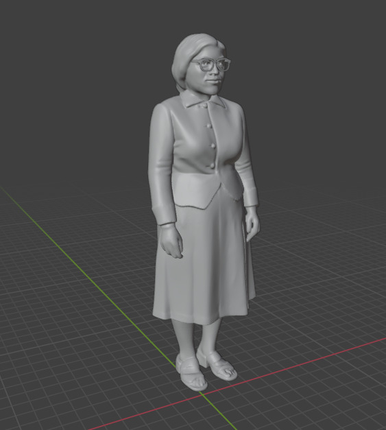 Rosa Parks 3D print model_3