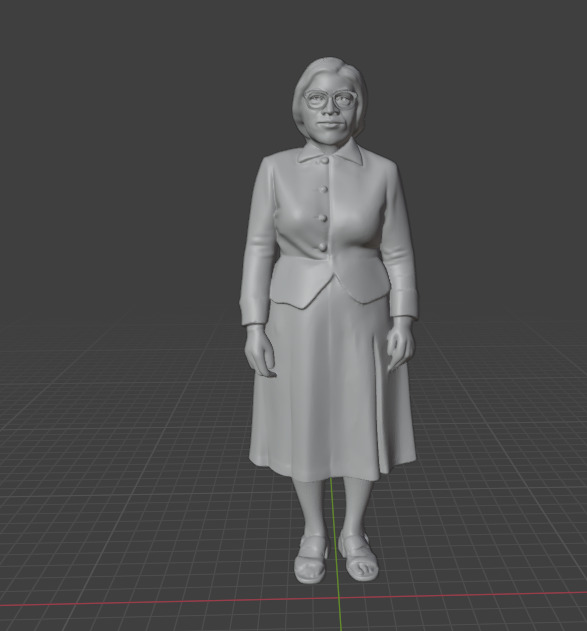Rosa Parks 3D print model_1