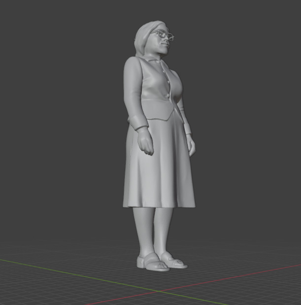 Rosa Parks 3D print model_2