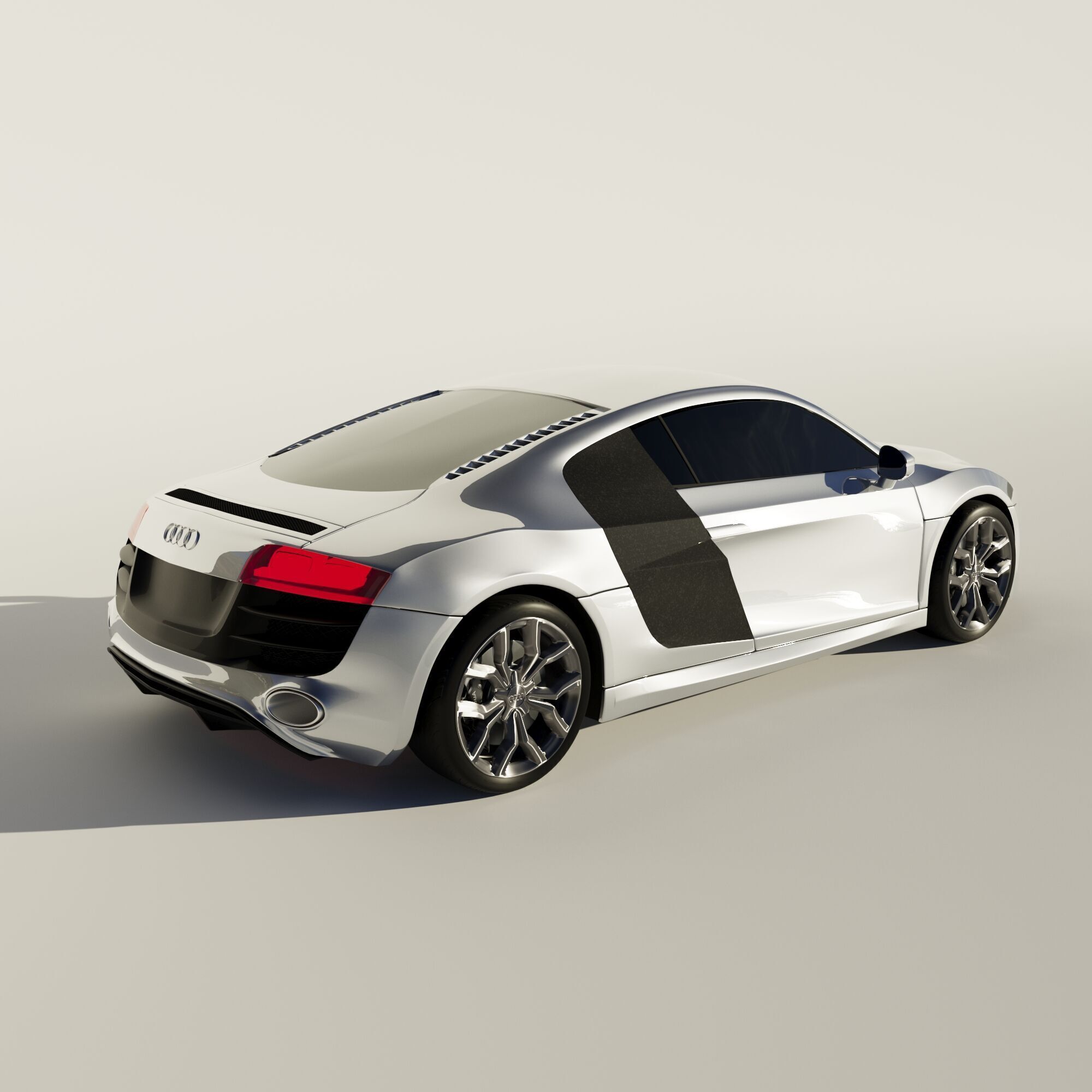 audi r8 3D model_1