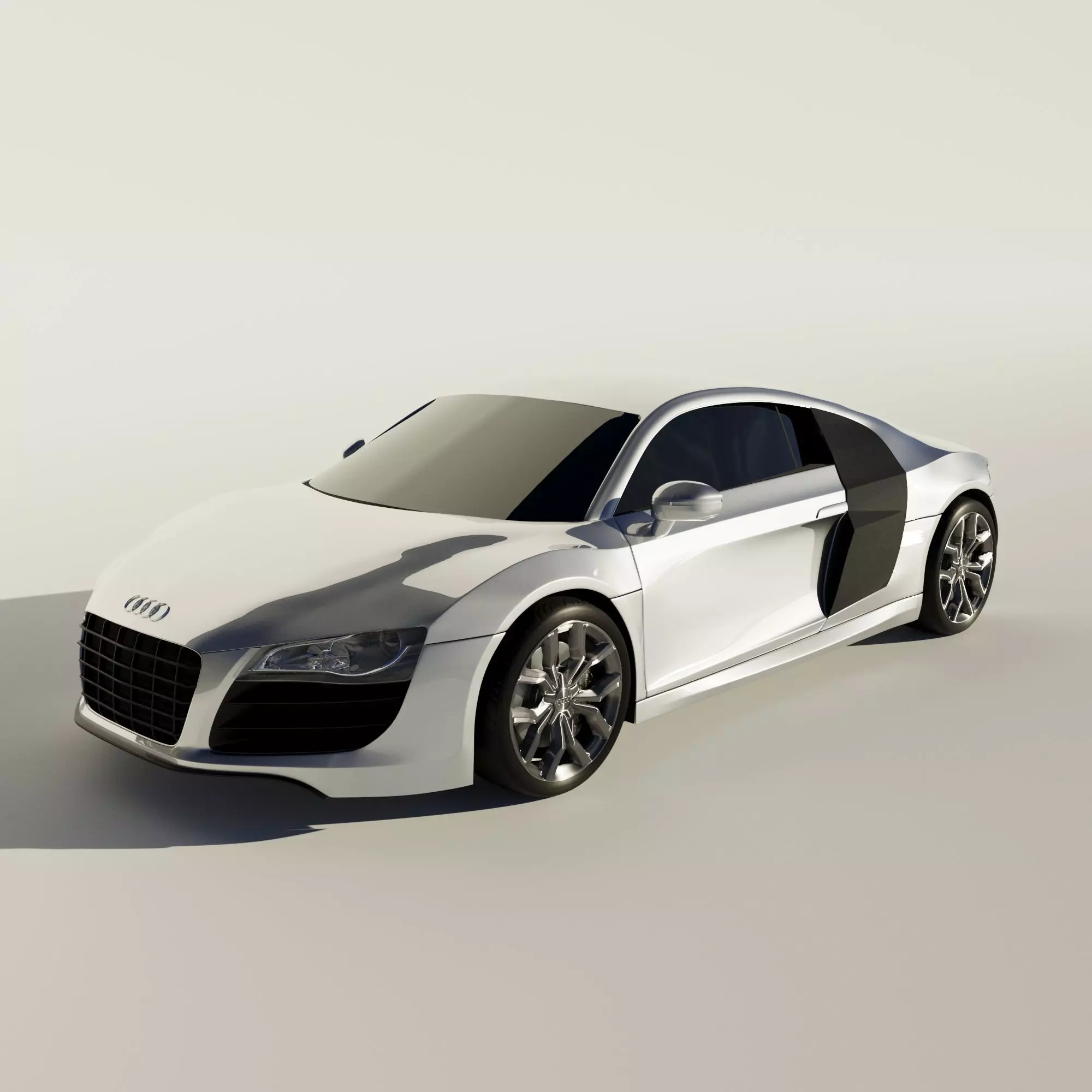 audi r8 3D model_0