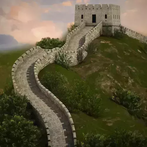 Great Wall of China 3D model