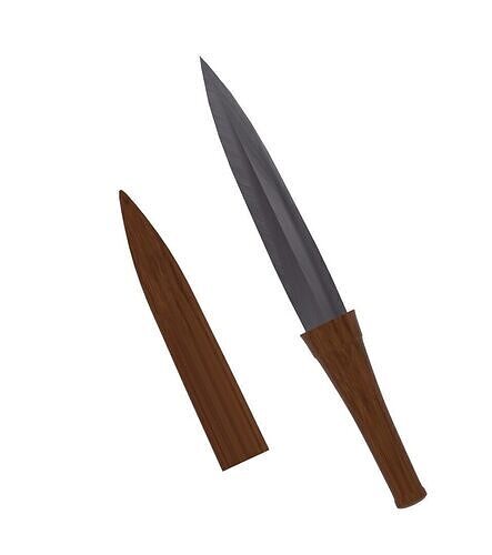 Dagger Low-poly 3D model