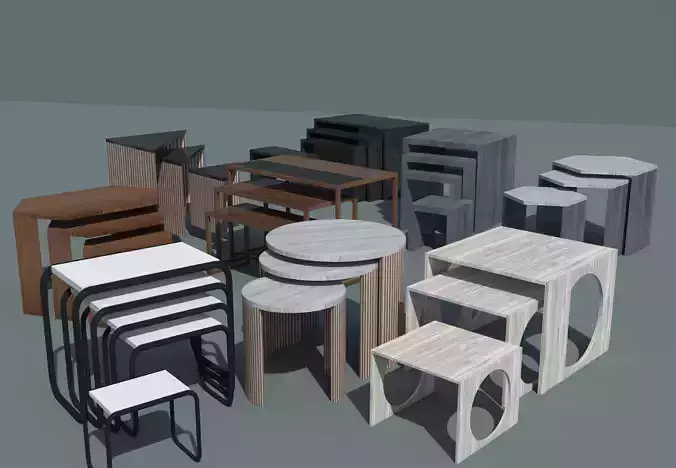 Free 31 Coffee Tables -  9 sets