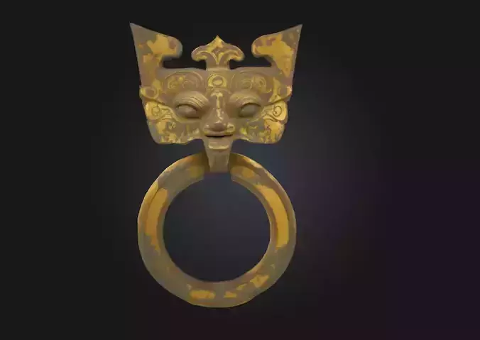 Bronze Dragon Door Knocker  Mystical Elegance with a Roar