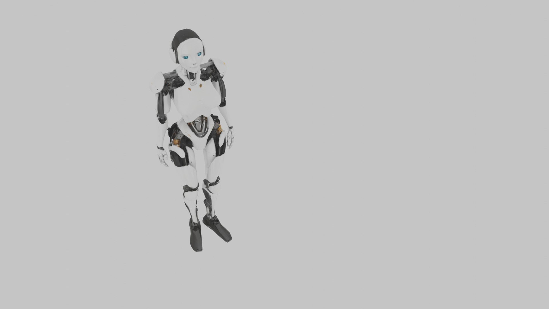 cyber woman 3D model_1