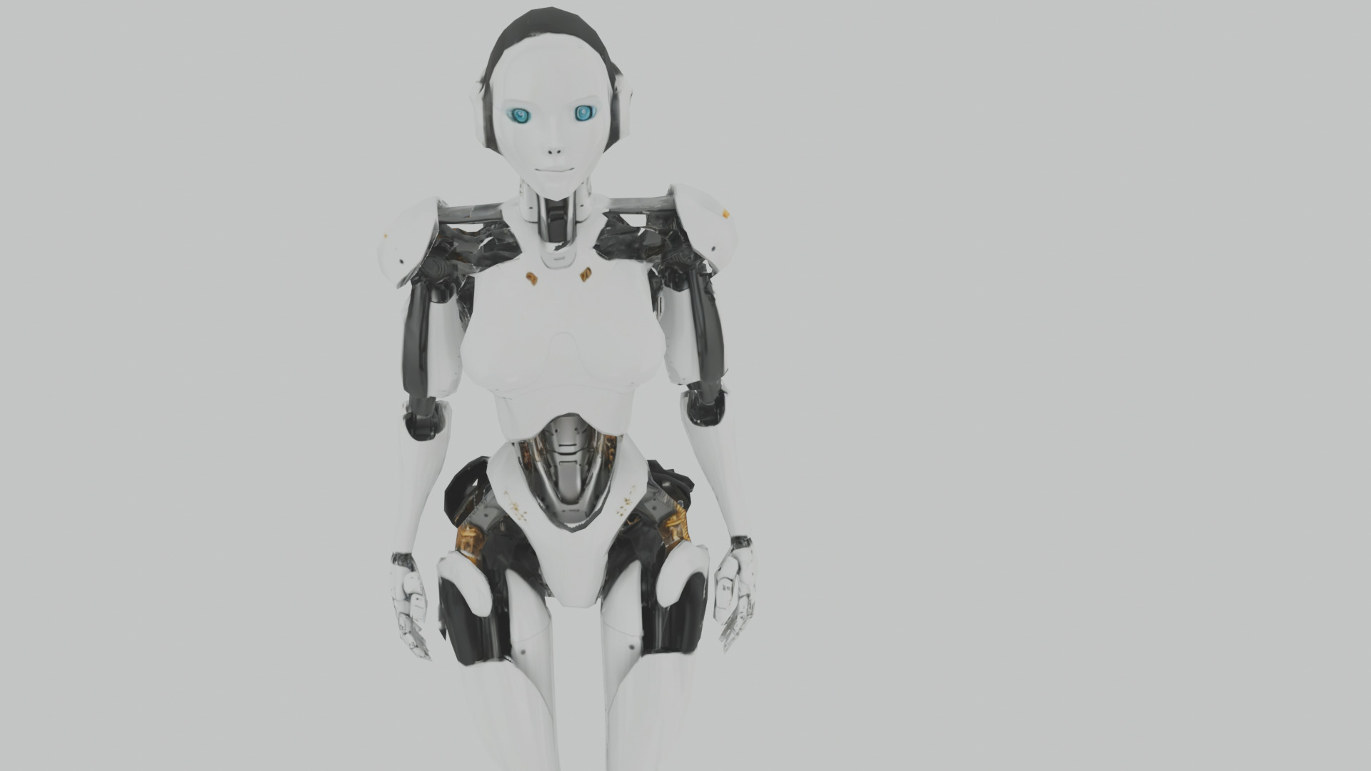 cyber woman 3D model_0