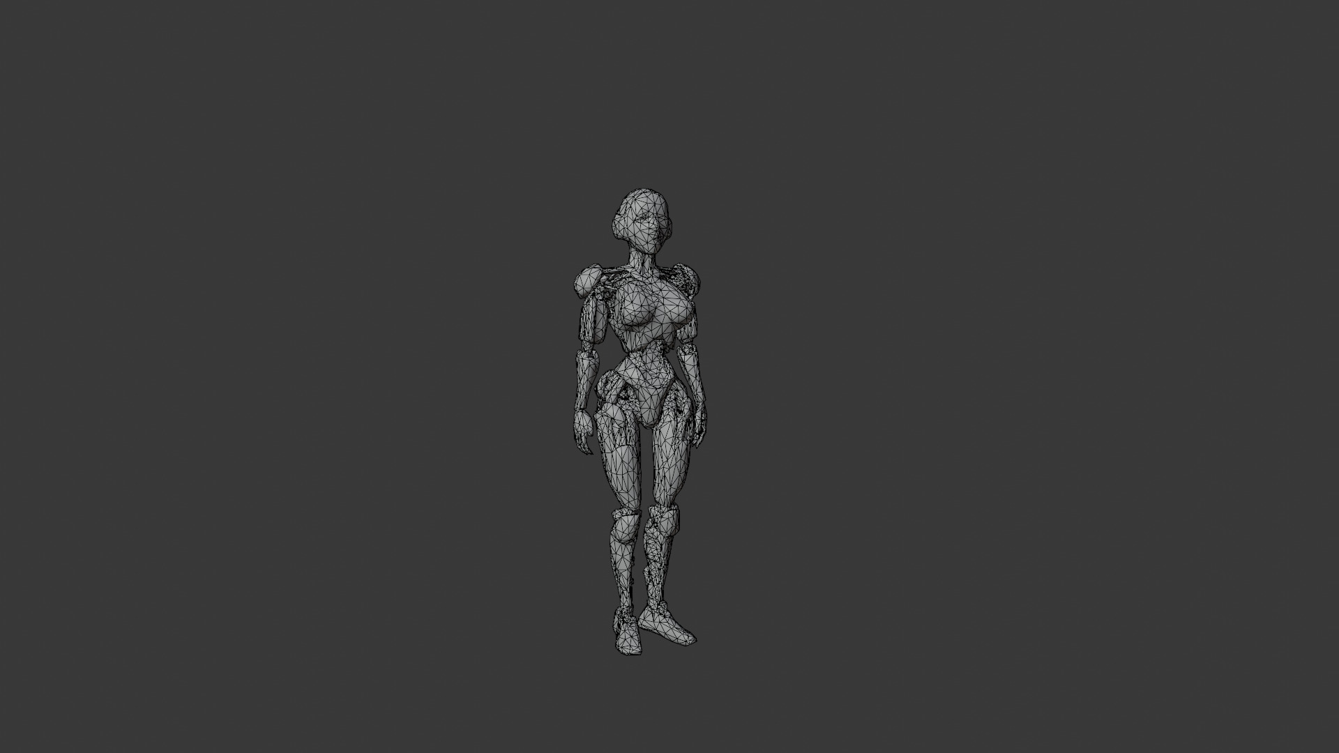cyber woman 3D model_11