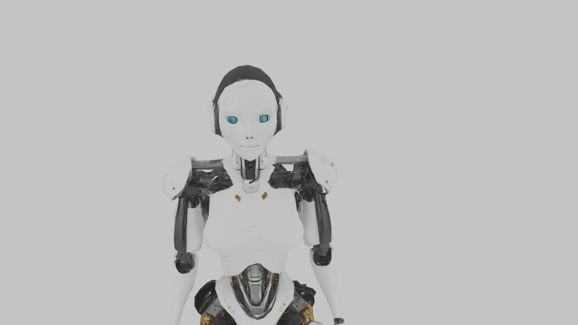cyber woman 3D model_9