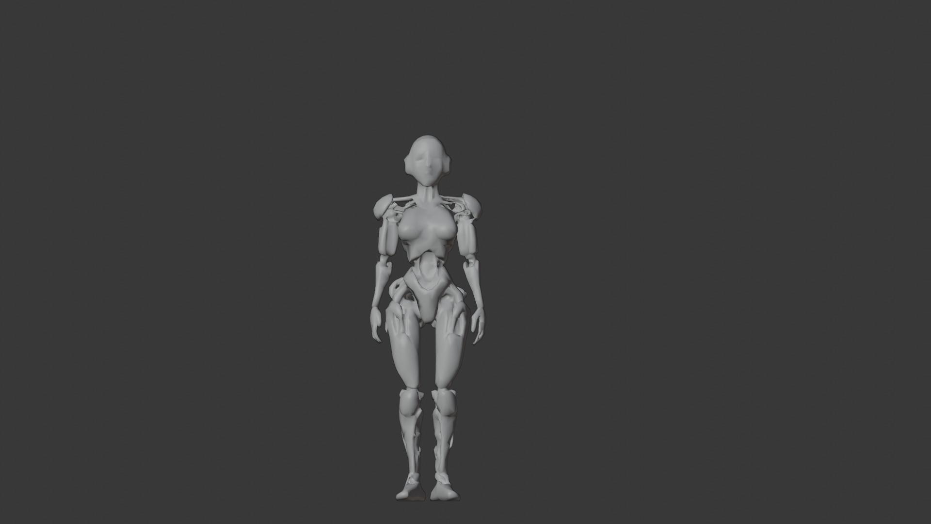 cyber woman 3D model_10