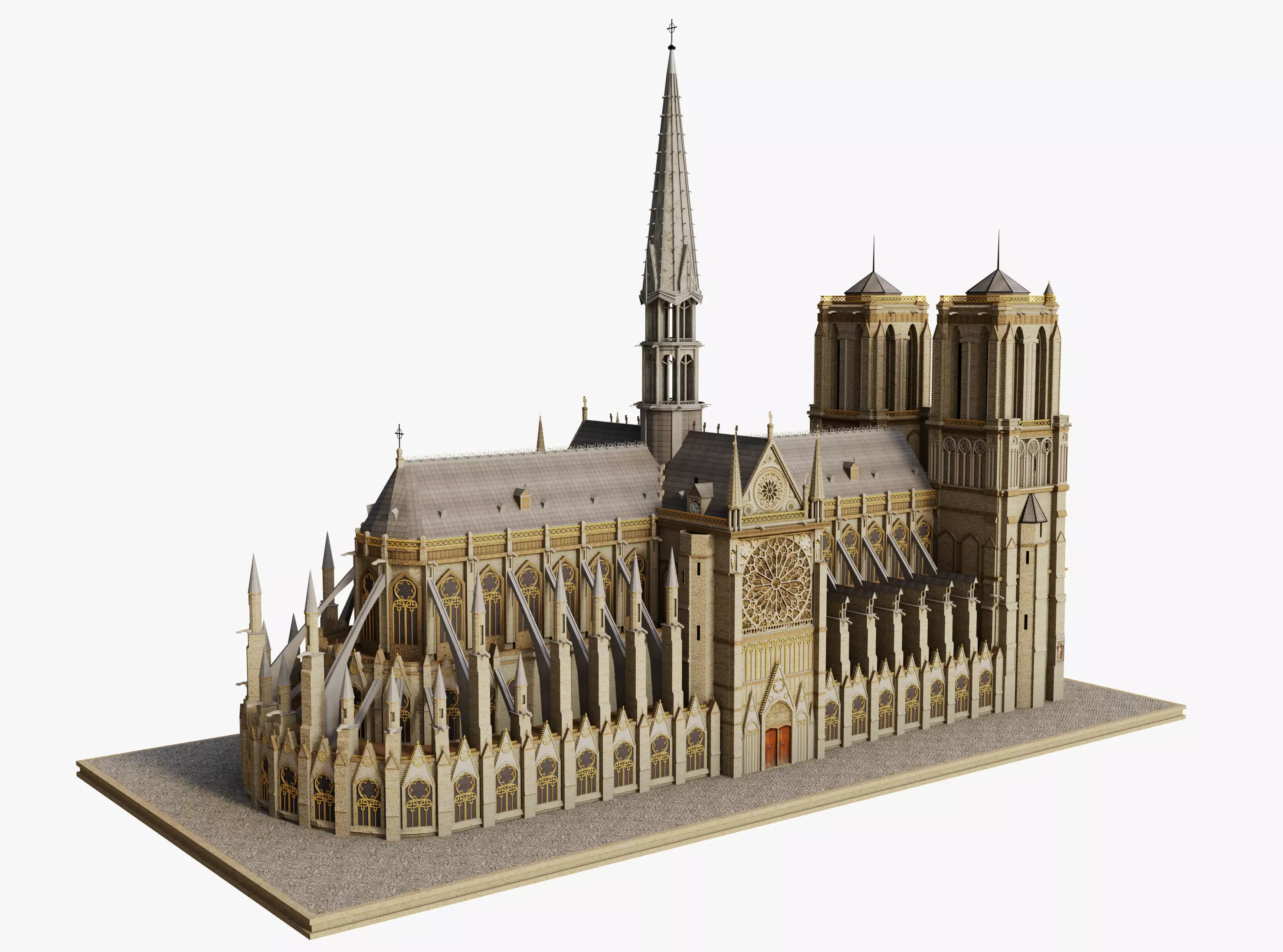 Notre Dame 3D model_0