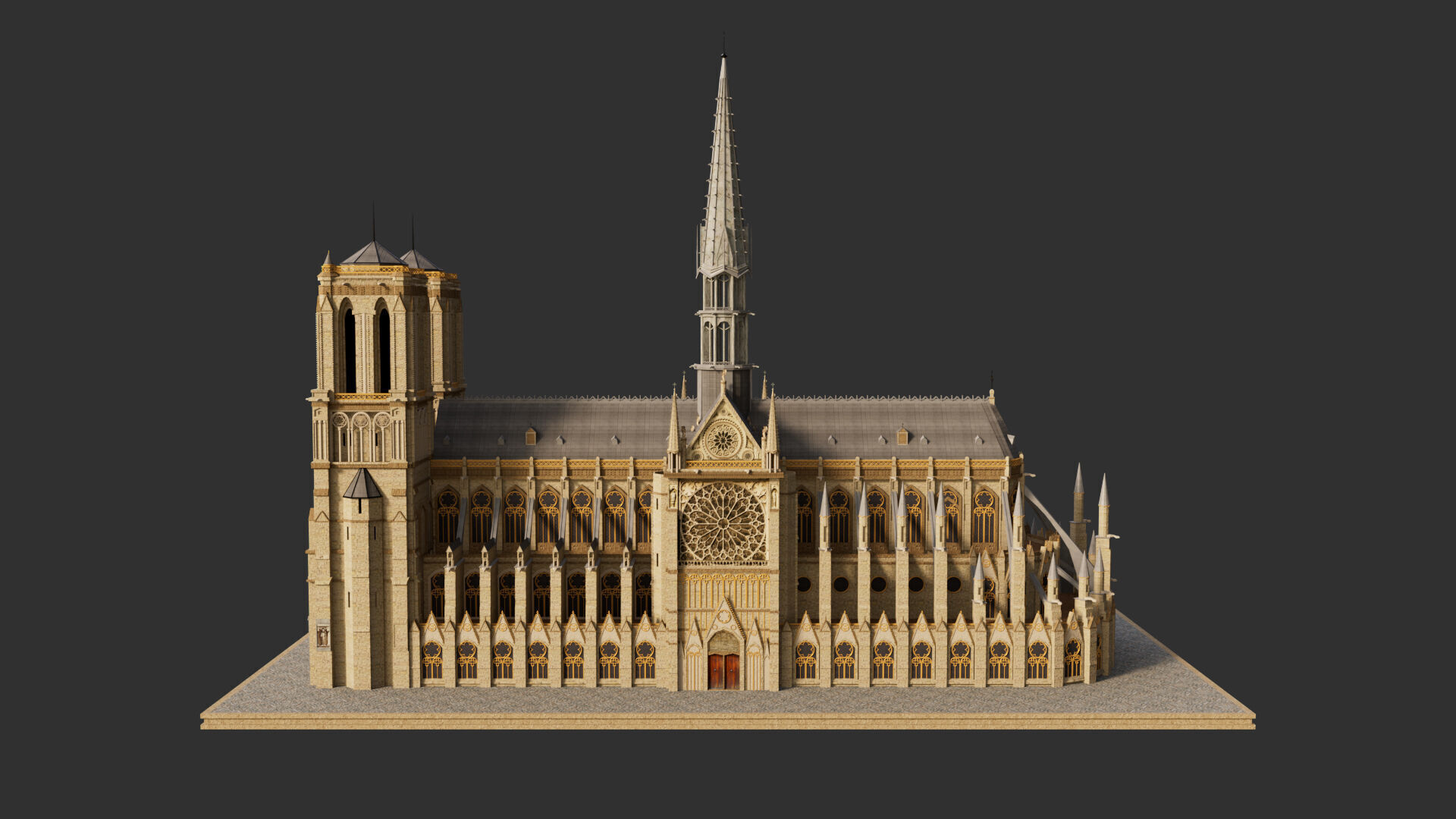 Notre Dame 3D model_5