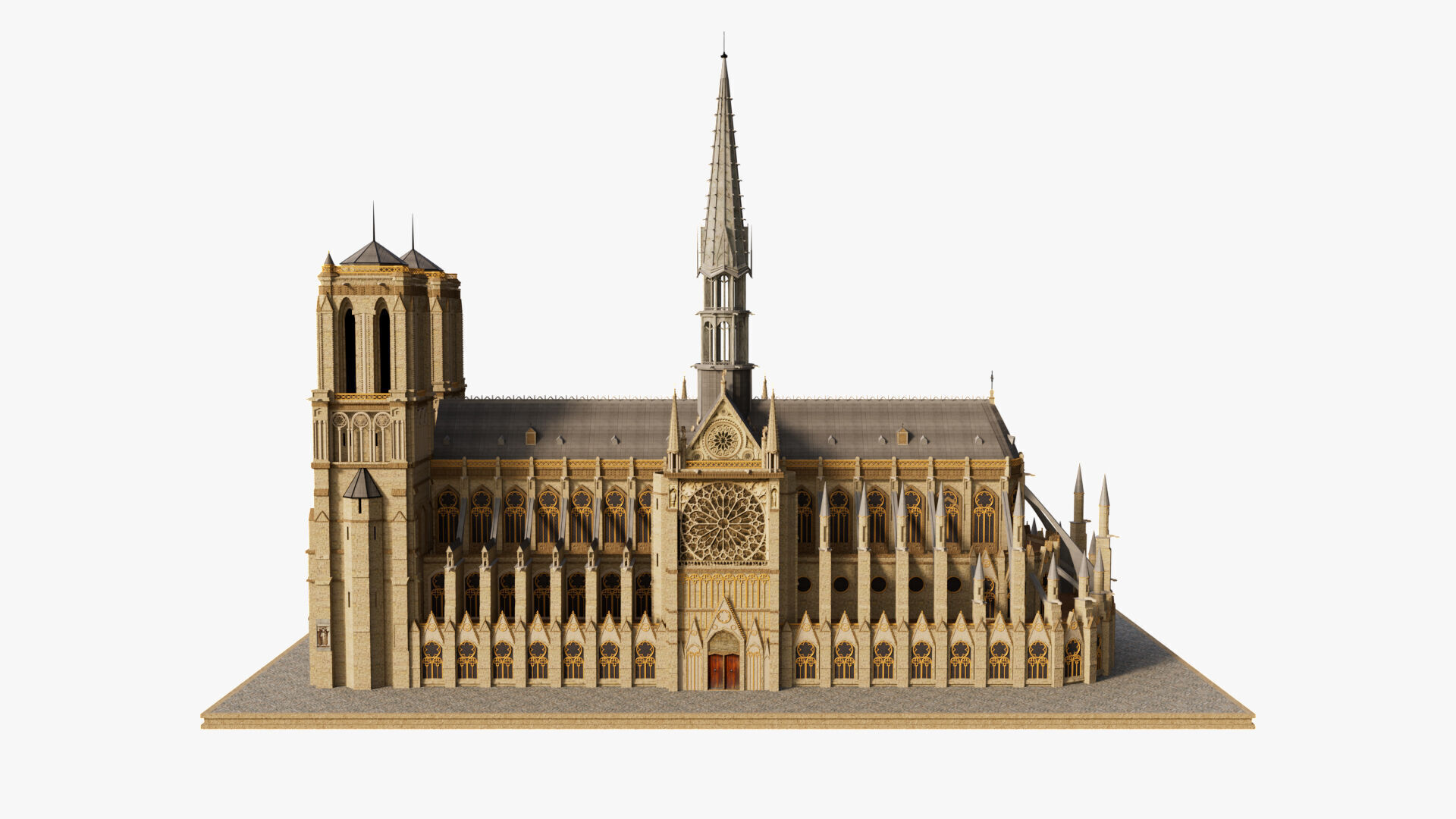 Notre Dame 3D model_4