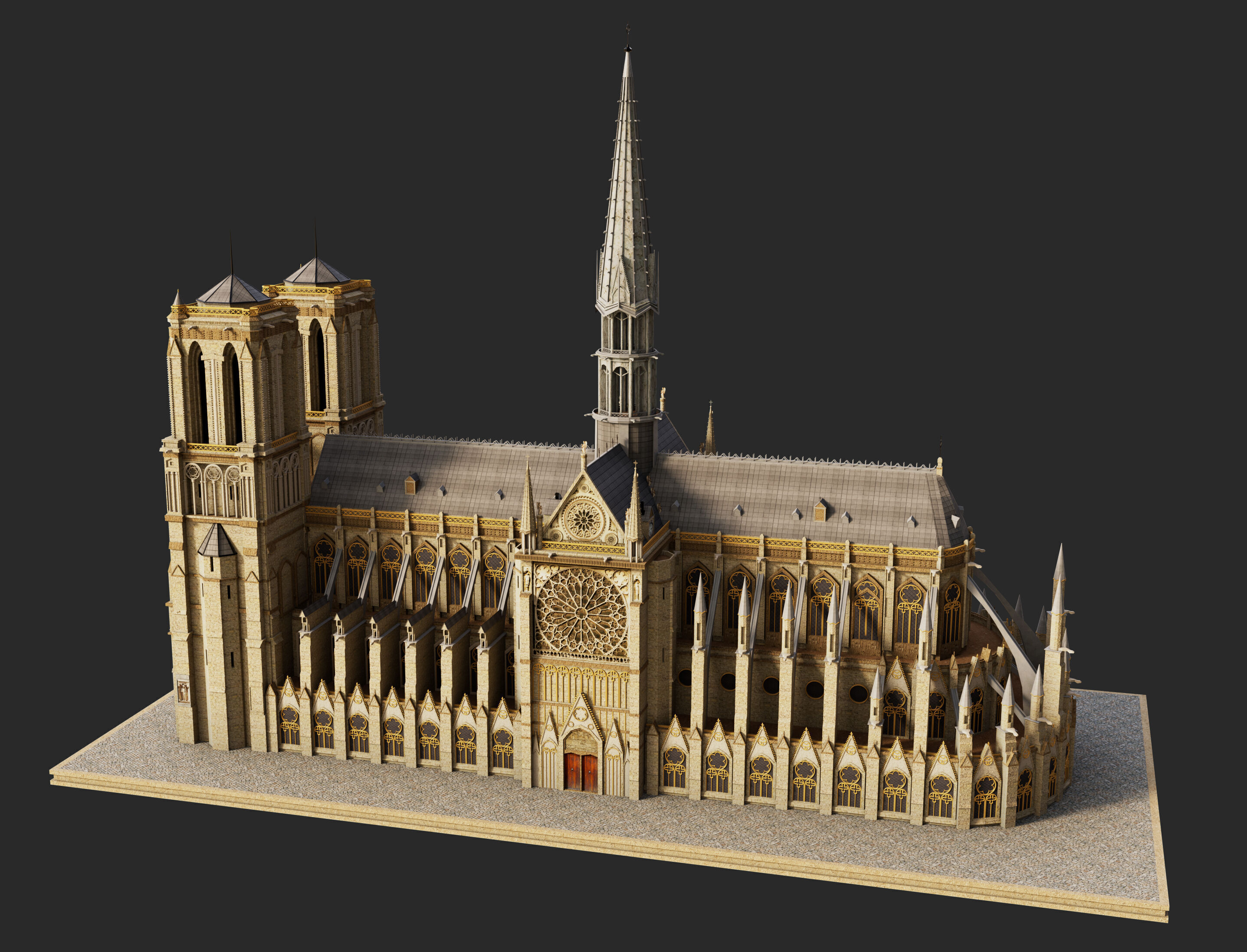 Notre Dame 3D model_3