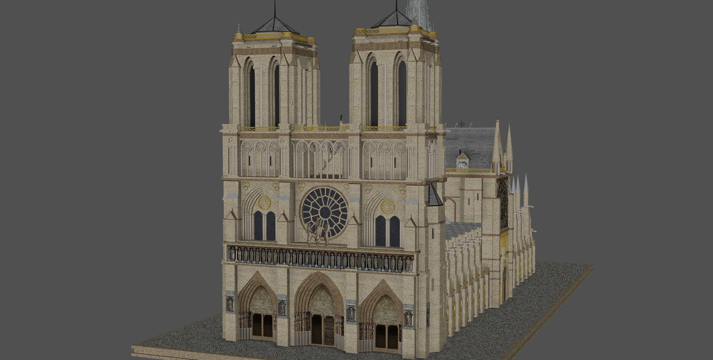 Notre Dame 3D model_13