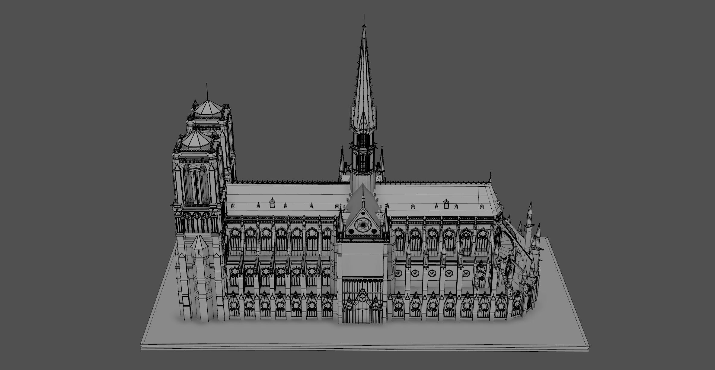 Notre Dame 3D model_16