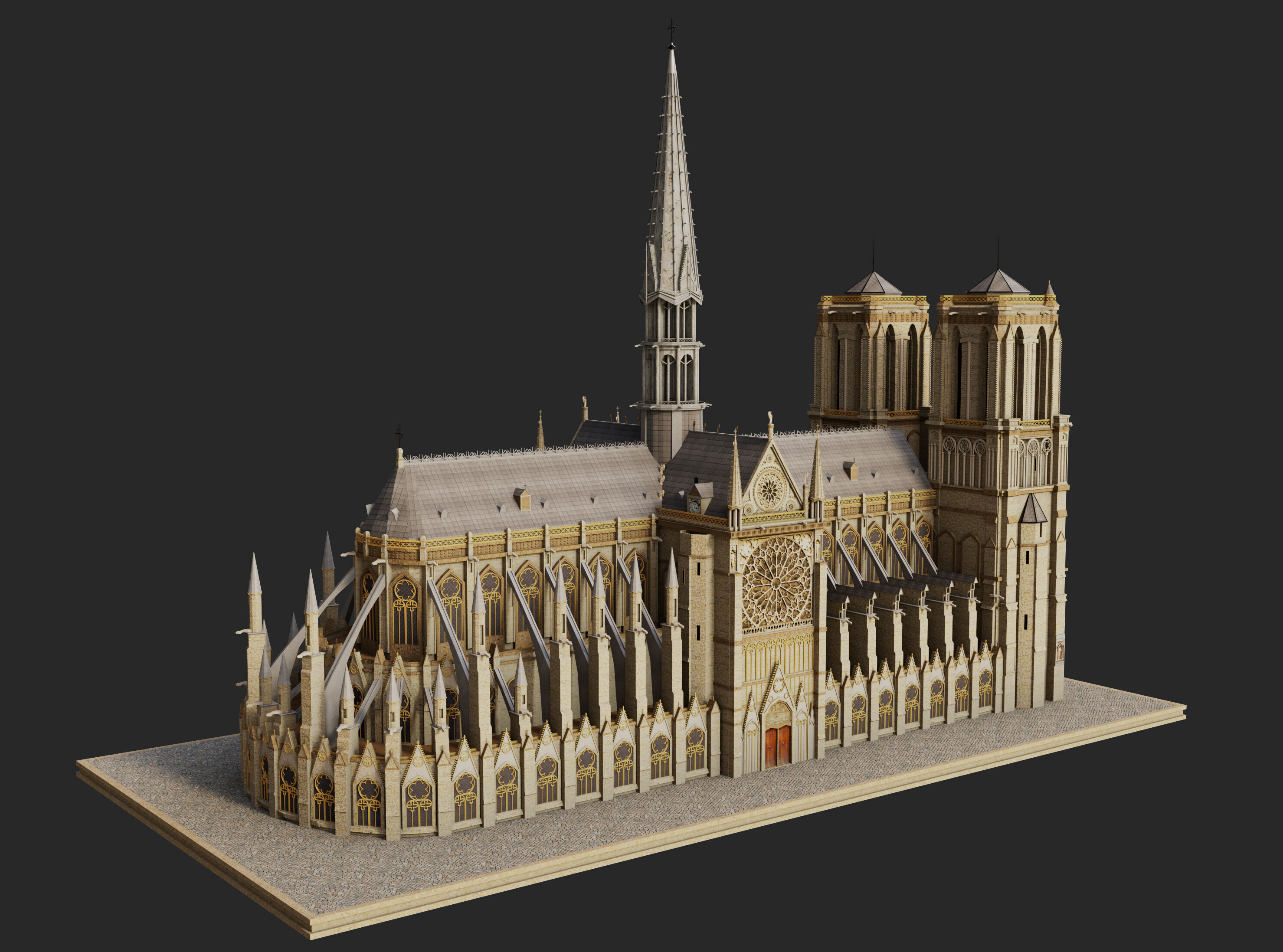 Notre Dame 3D model_1