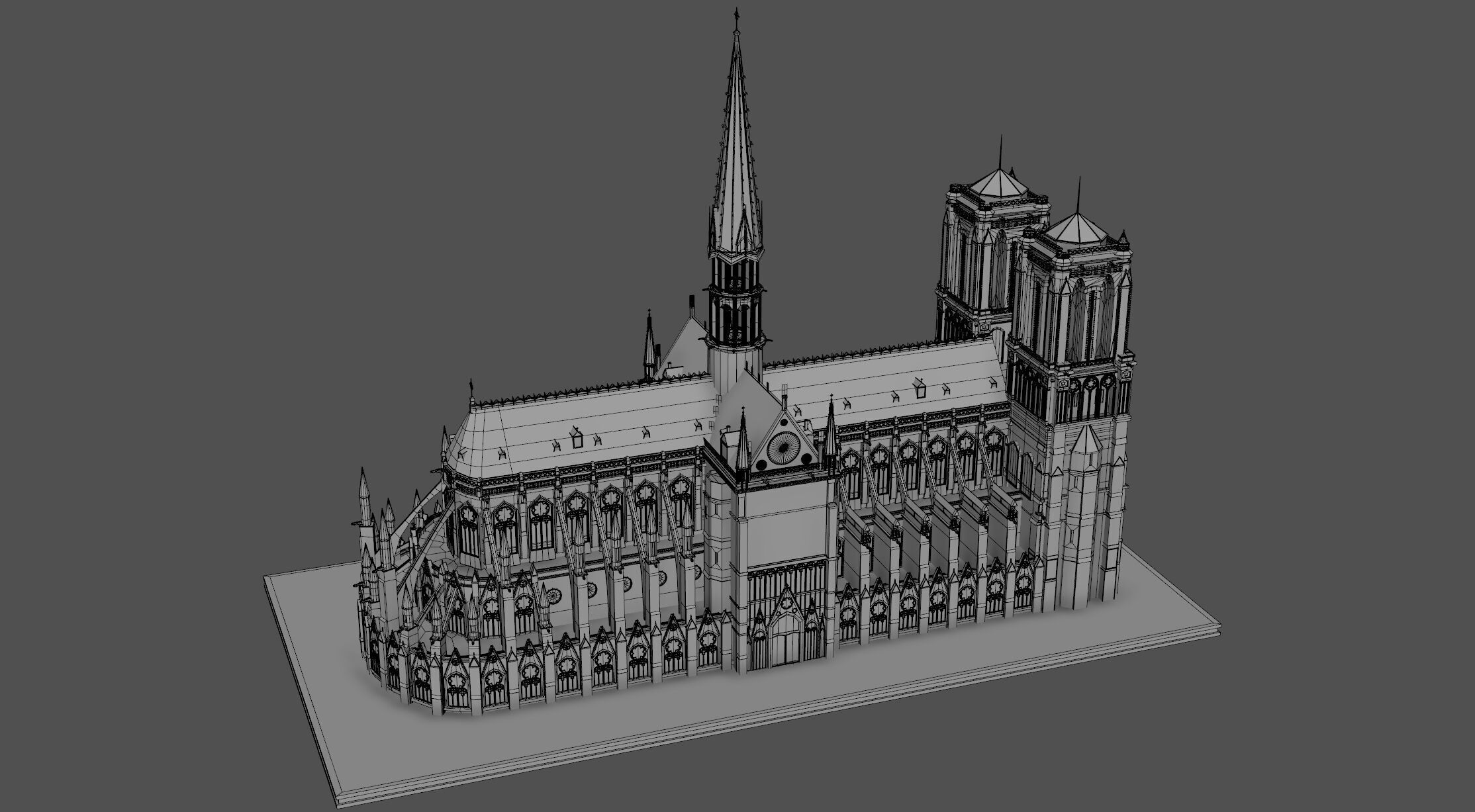 Notre Dame 3D model_12