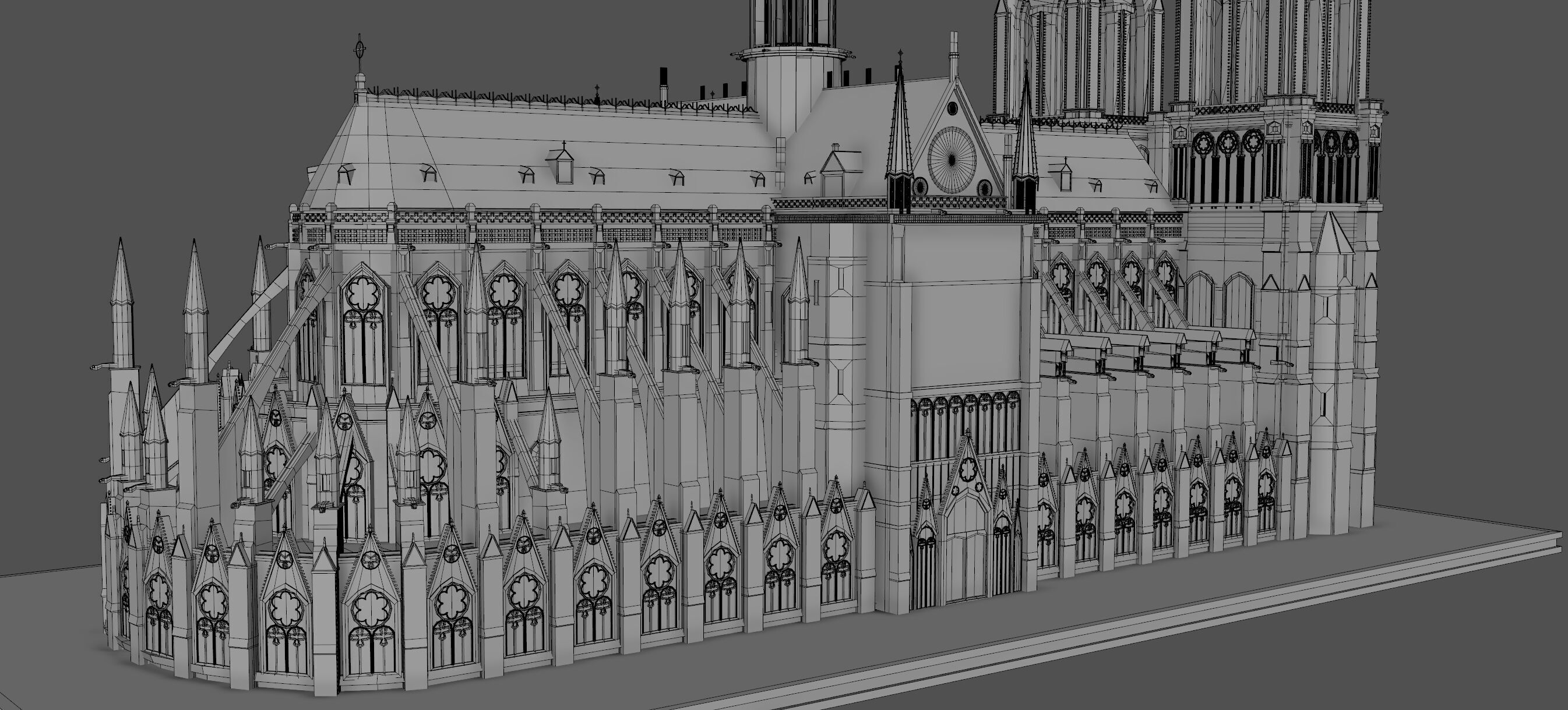 Notre Dame 3D model_8