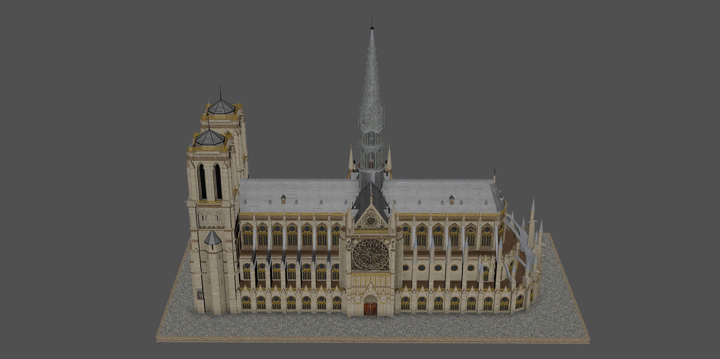 Notre Dame 3D model_15