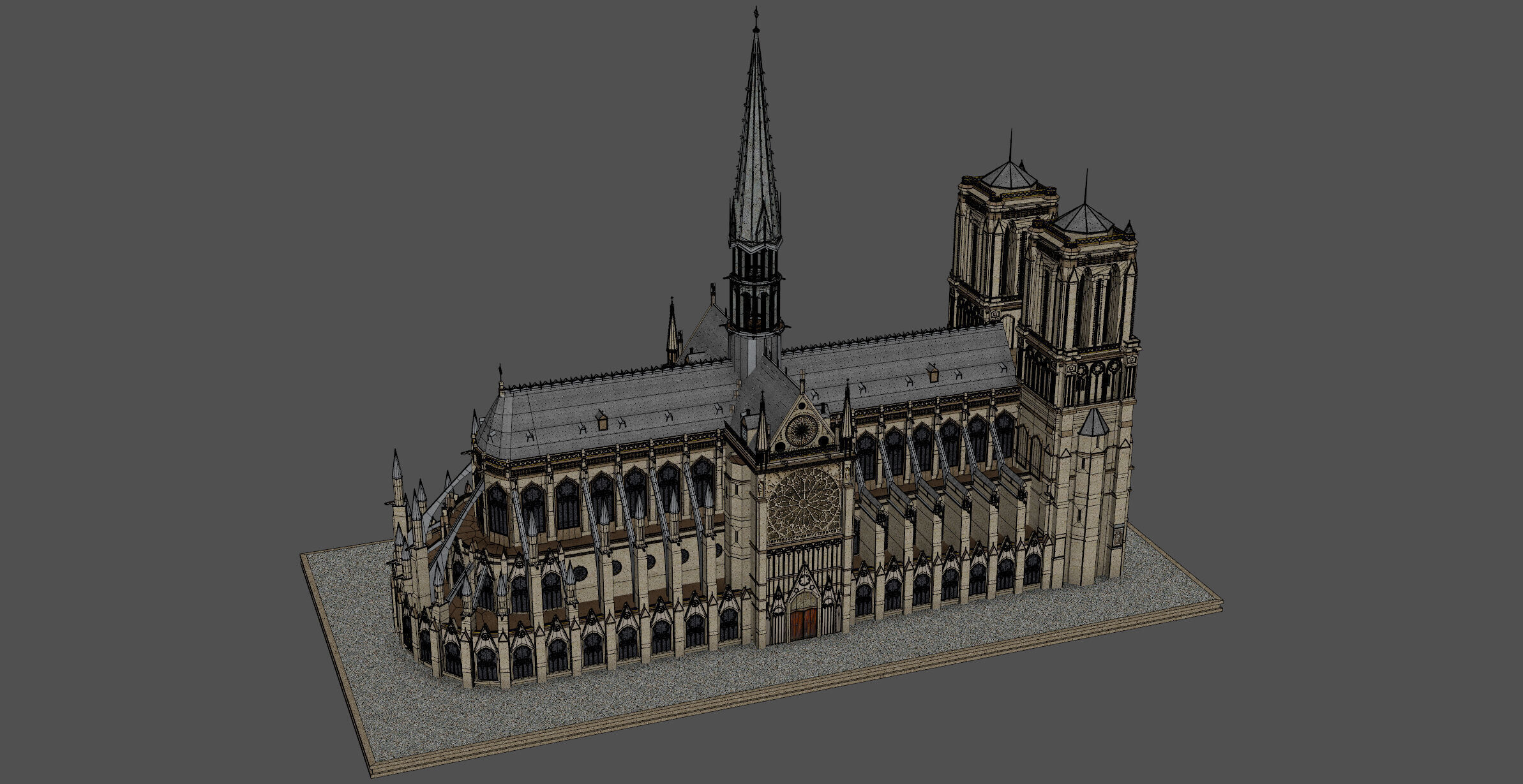 Notre Dame 3D model_11