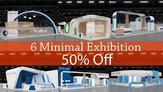6 Minimal collection exhibition in one file 