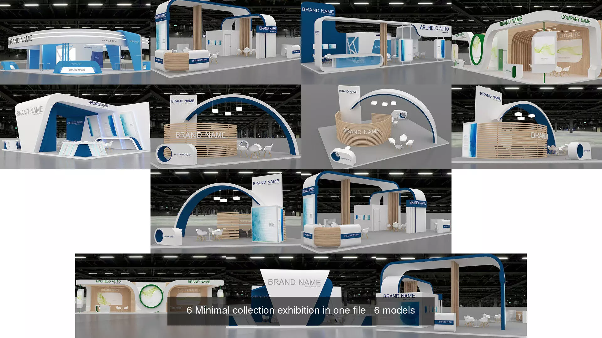 6 Minimal collection exhibition in one file _1