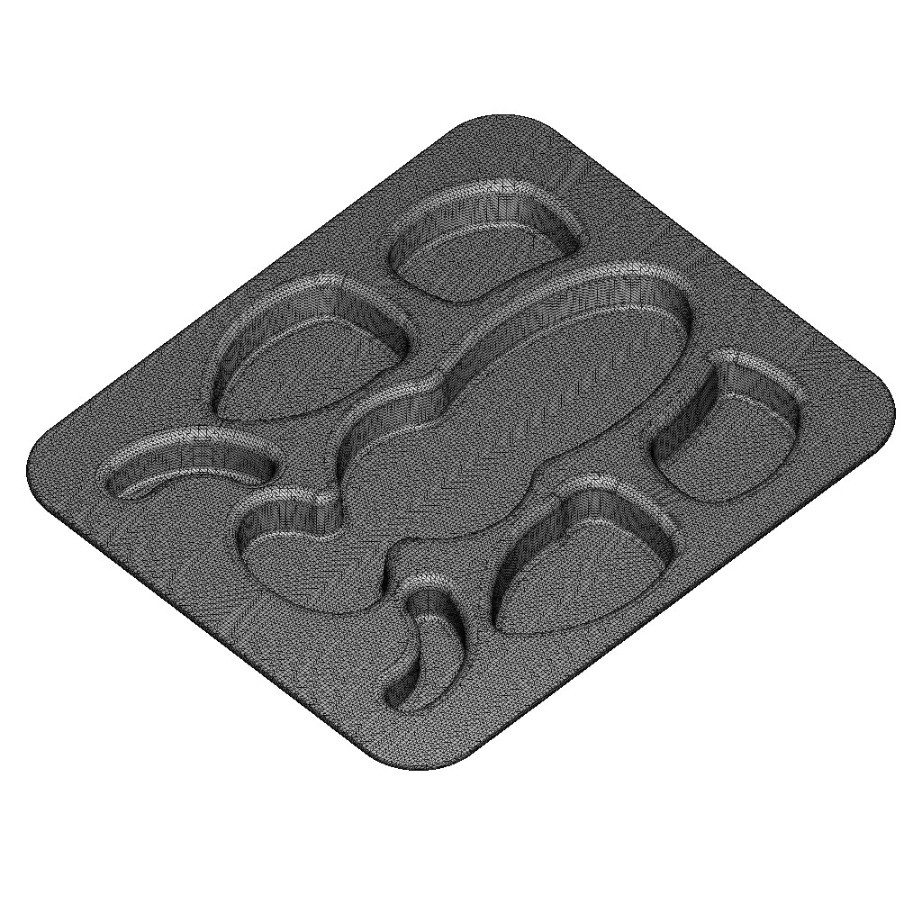 Premium Honey Bee Plate 3D print model_4