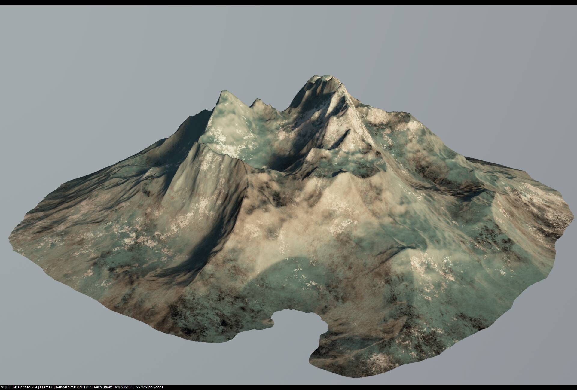 Dry Elements - Plants and terrains - 3D model 3D model_5