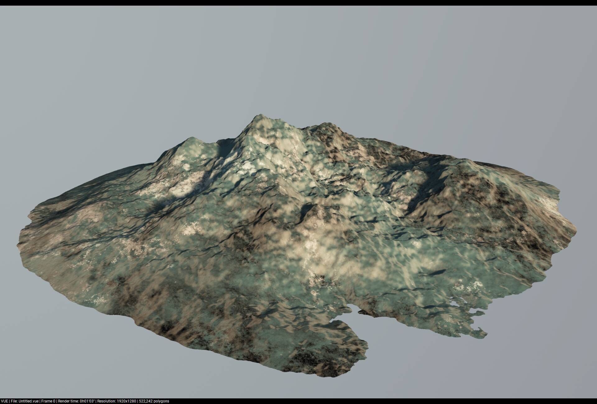 Dry Elements - Plants and terrains - 3D model 3D model_6