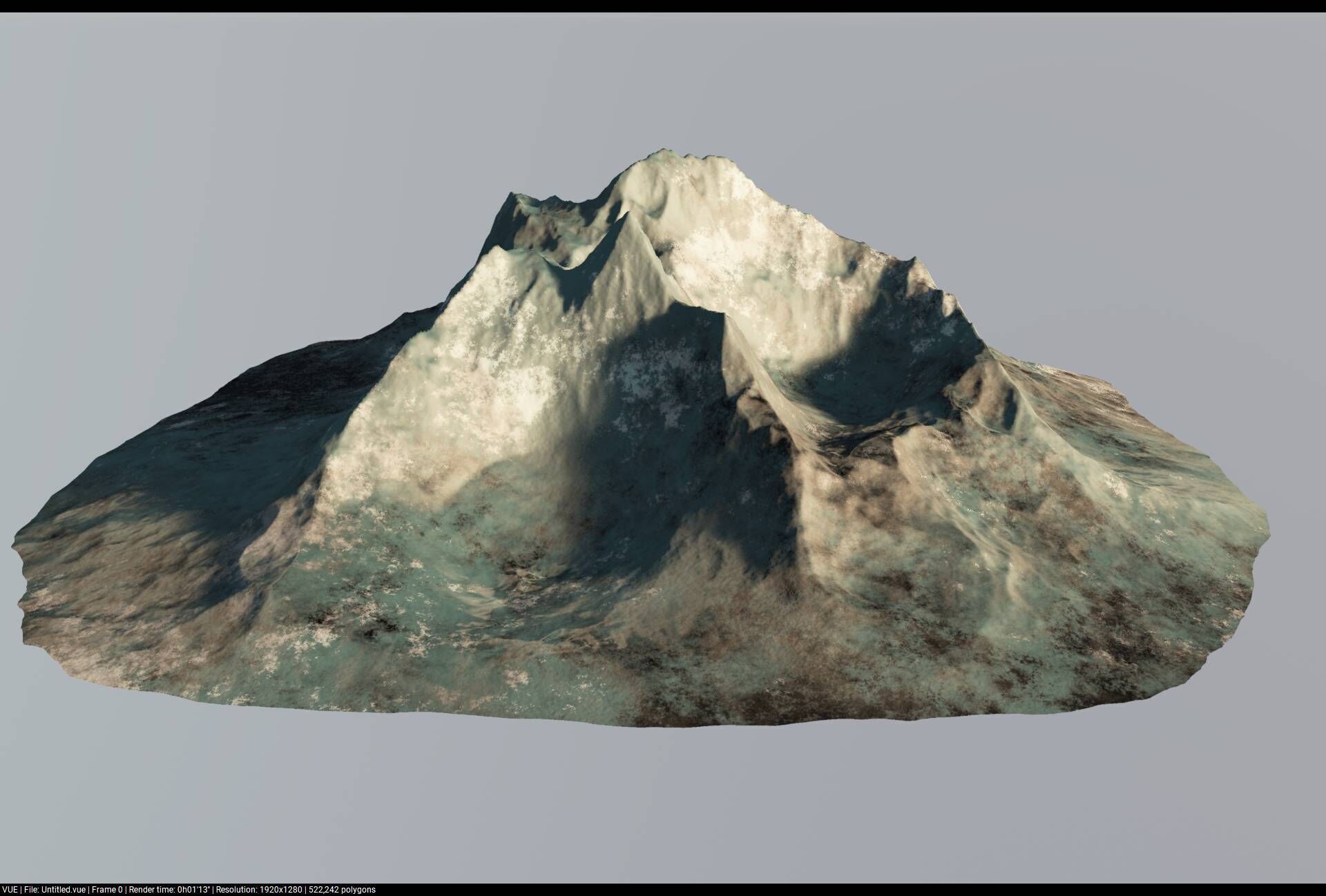 Dry Elements - Plants and terrains - 3D model 3D model_8