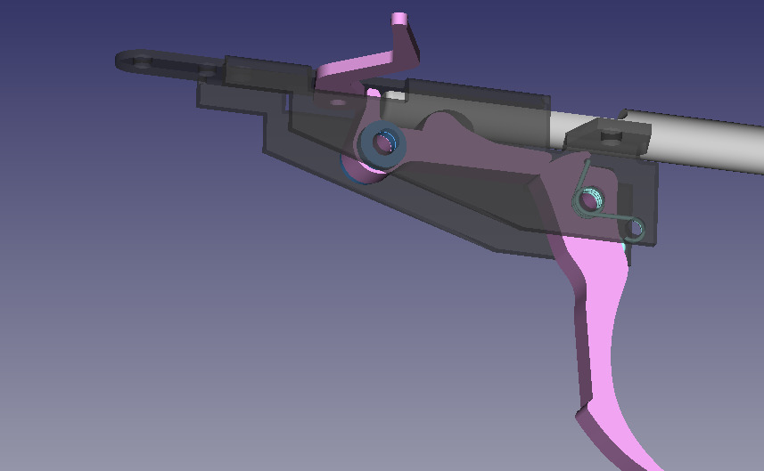 Inverter Vela 85 complete trigger mechanism project 3D model_20