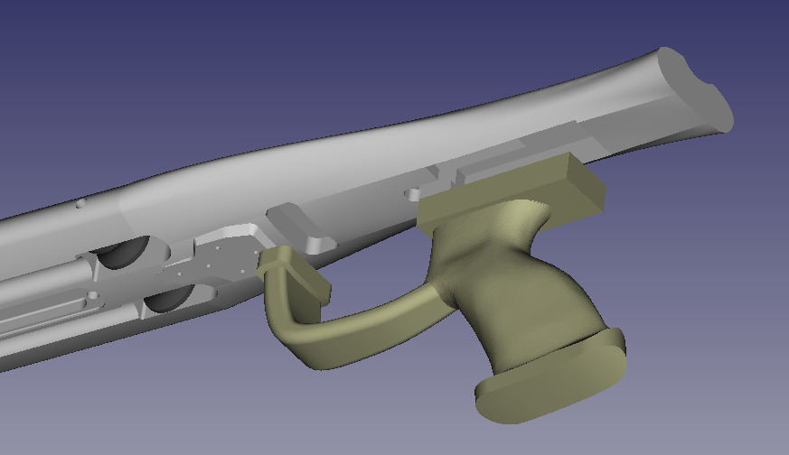 Inverter Vela 85 complete trigger mechanism project 3D model_82