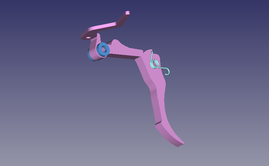 Inverter Vela 85 complete trigger mechanism project 3D model_24