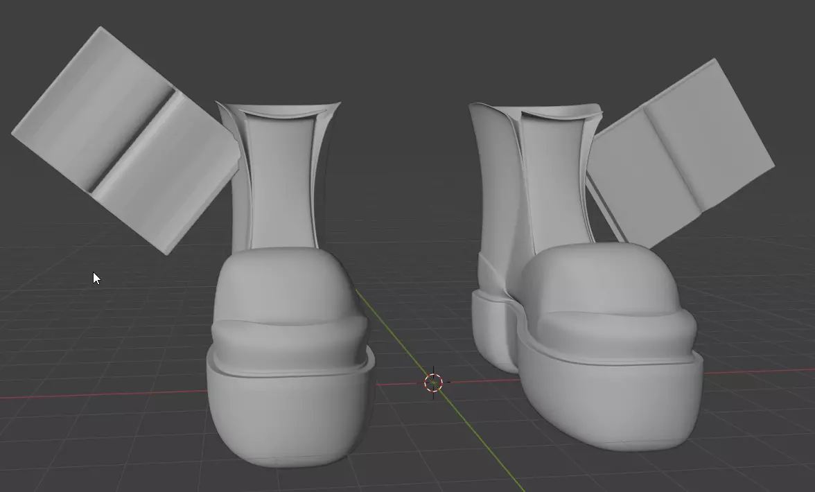 Halloween shoes 3D model_0