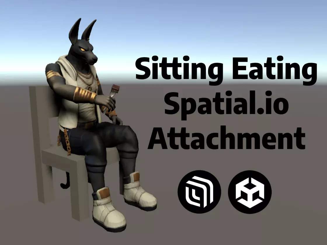 Fork Sitting Eating Spatialio Prefab Free low-poly 3D model