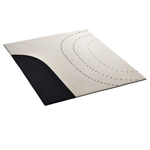 Dotted Balance Rug by Fritz Hansen 3D model