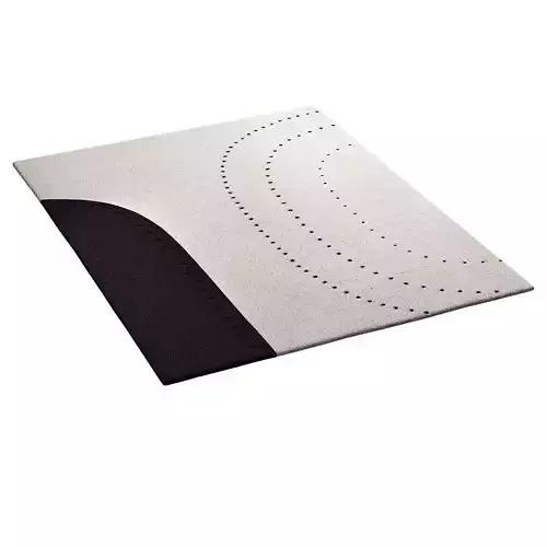 Dotted Balance Rug by Fritz Hansen 3D model