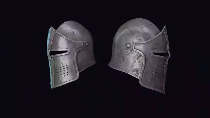 Medieval Iron Helmet