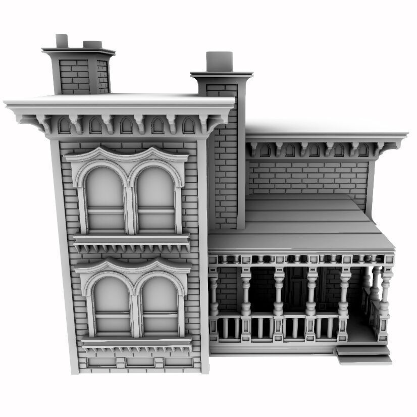 Victorian House model - Anna 3D print model_2