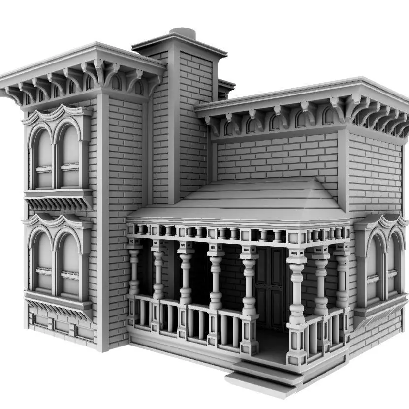 Victorian House model - Anna 3D print model_0