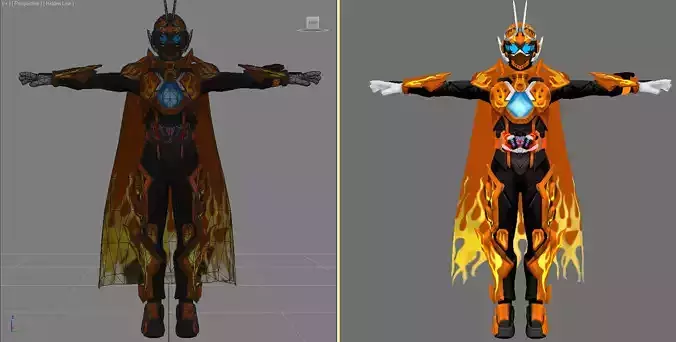 Kamen Rider Gotchard Daybreak 3d model