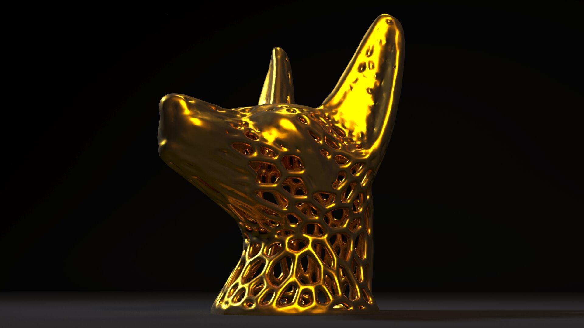 Anubis Voronoi 3D print model_9