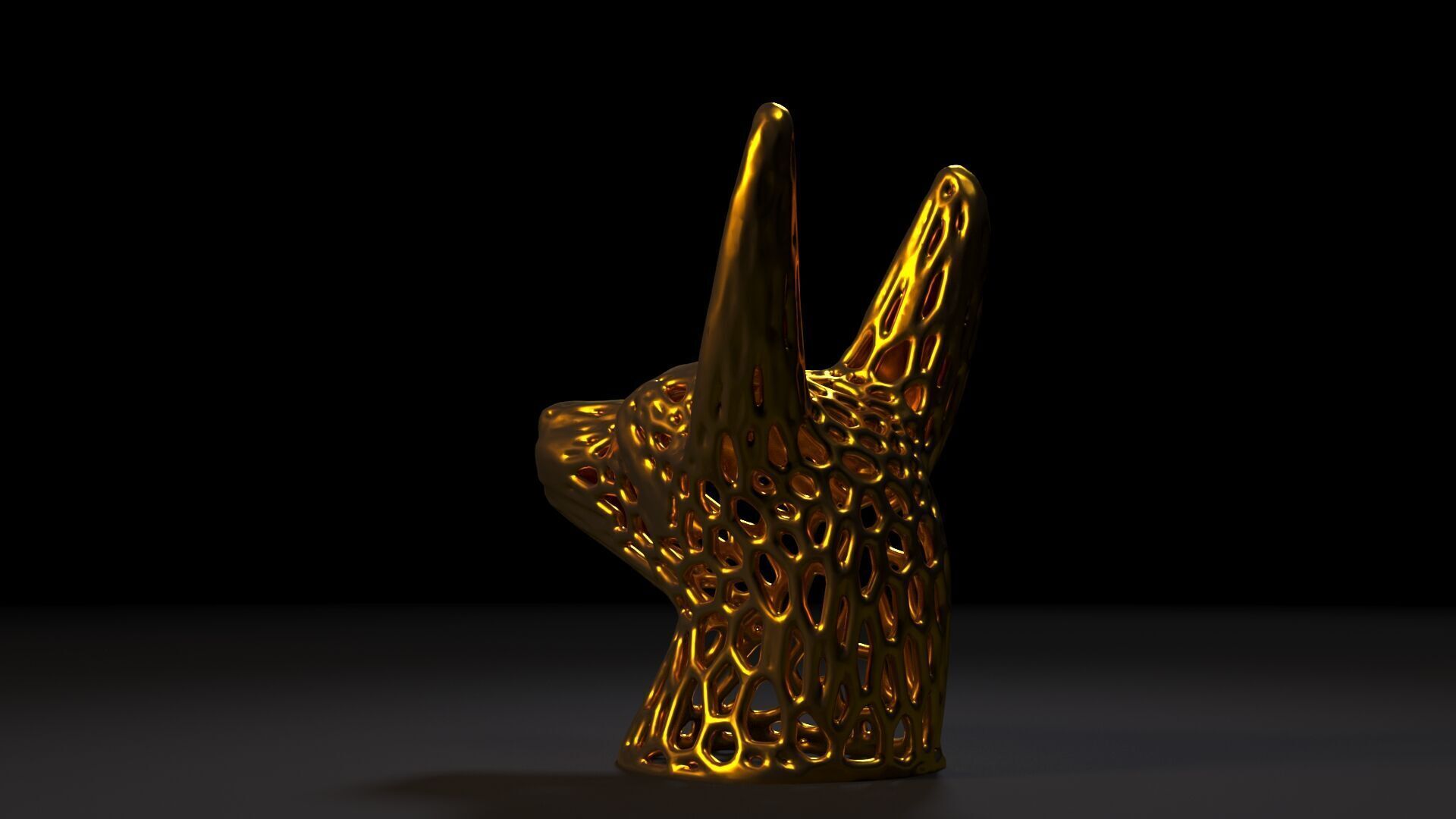 Anubis Voronoi 3D print model_2