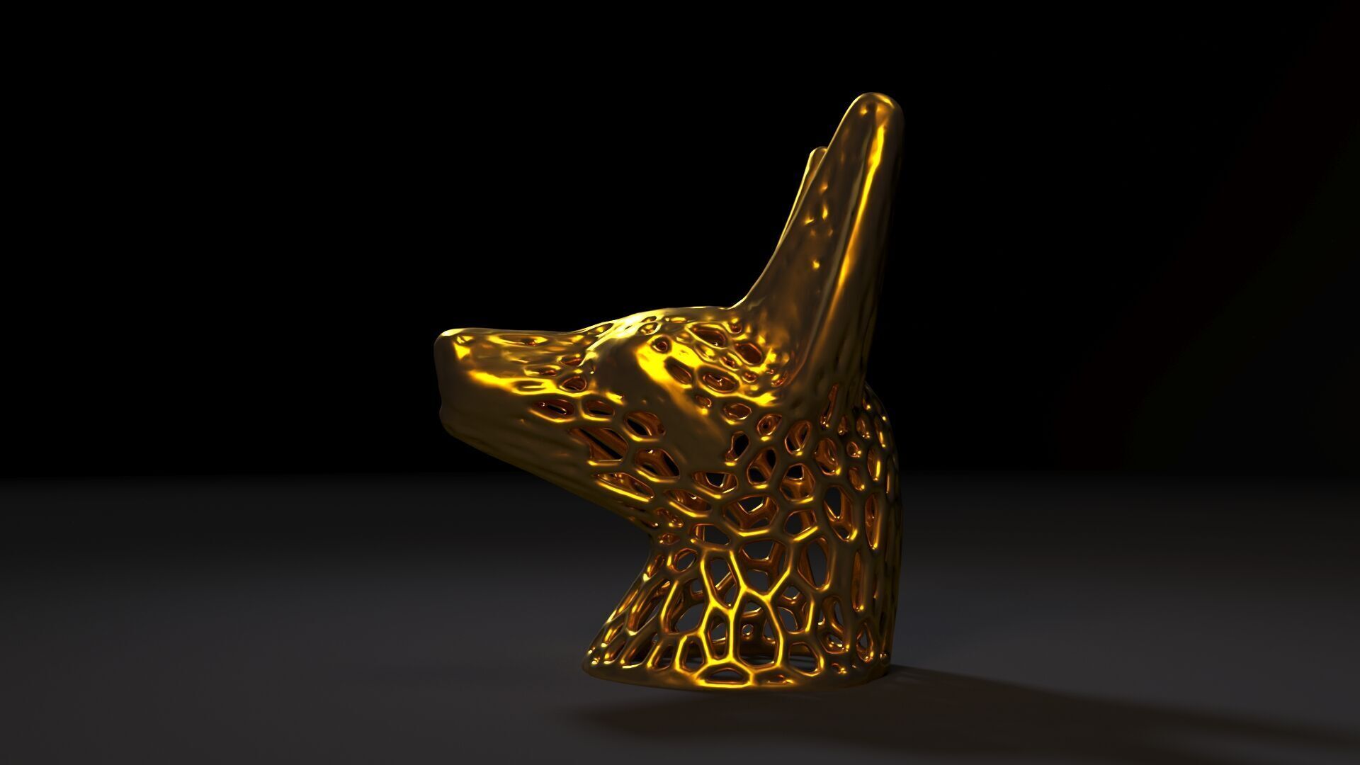 Anubis Voronoi 3D print model_1