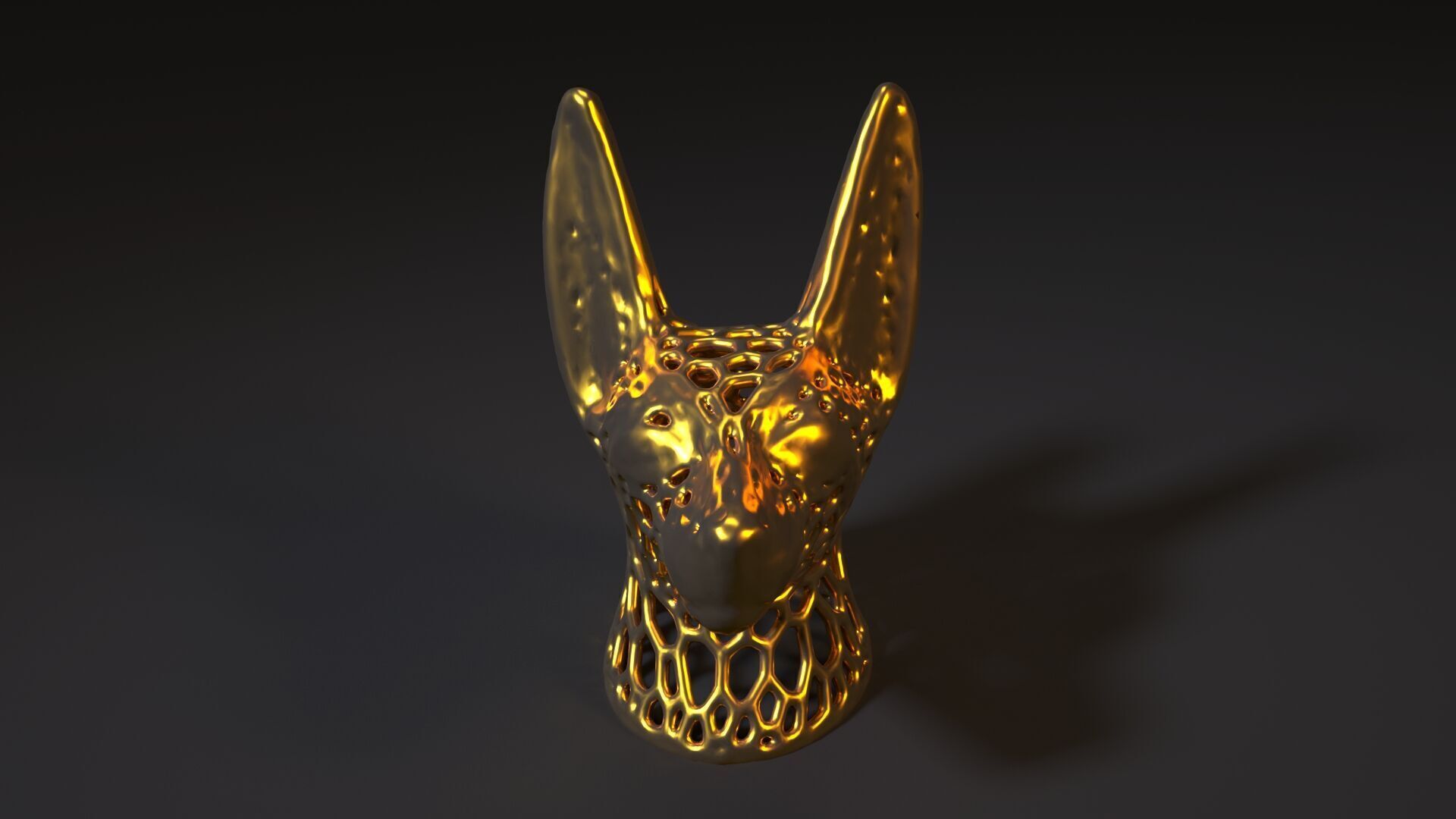 Anubis Voronoi 3D print model_7