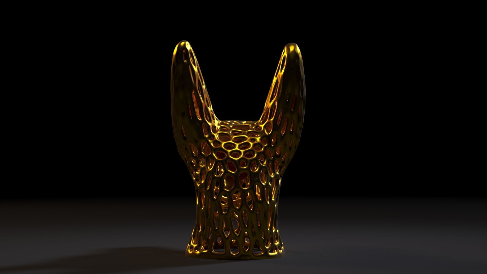 Anubis Voronoi 3D print model_3