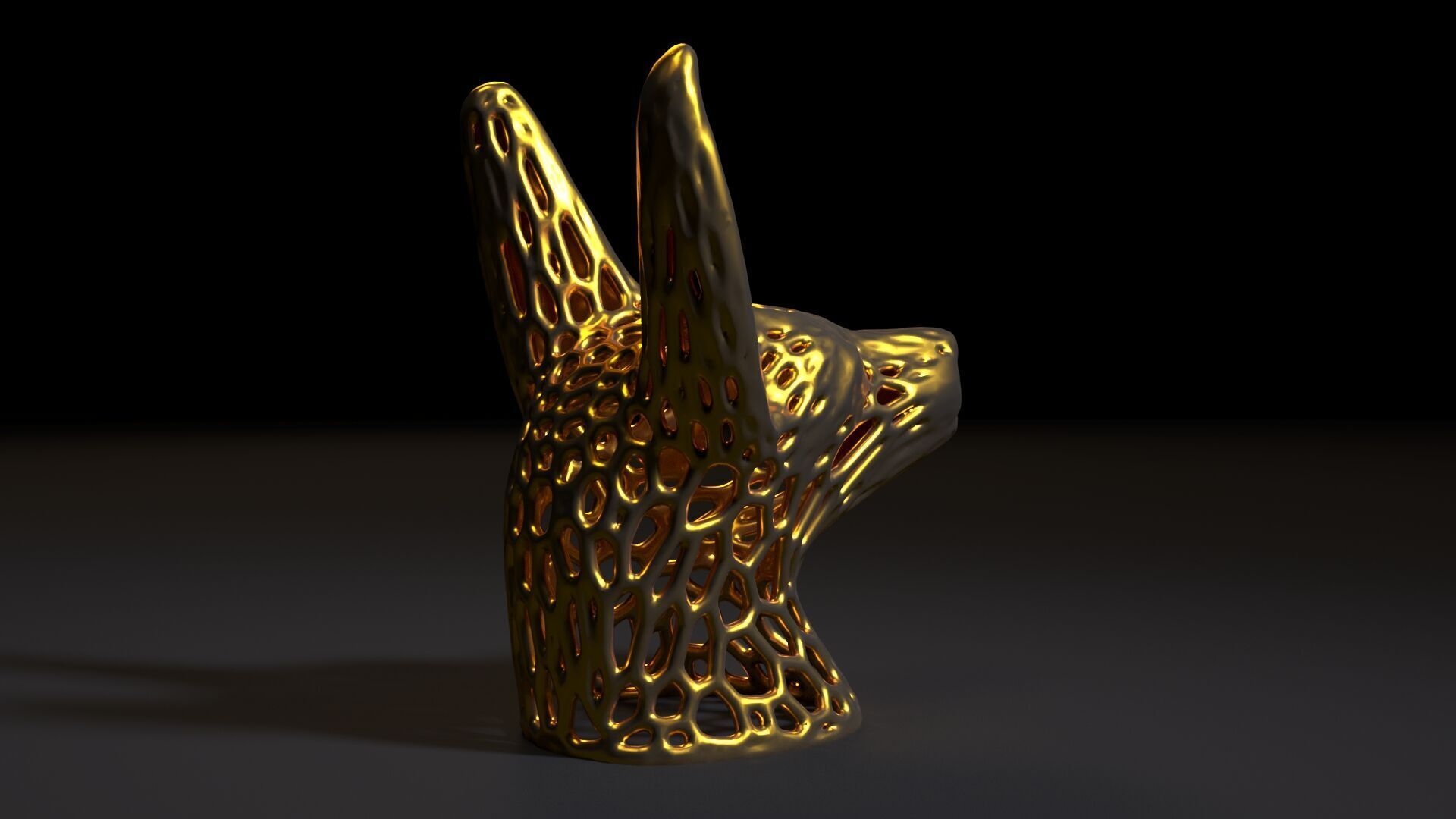 Anubis Voronoi 3D print model_4