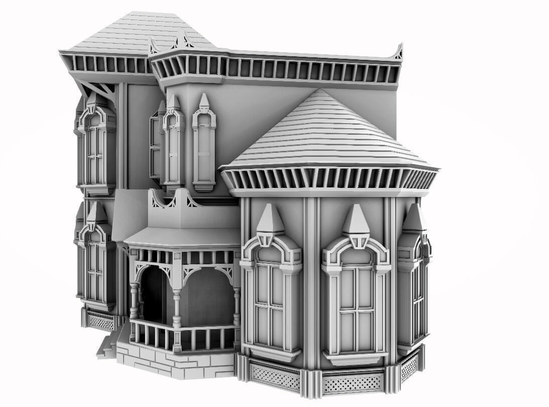 Victorian House model - Susan 3D print model_2