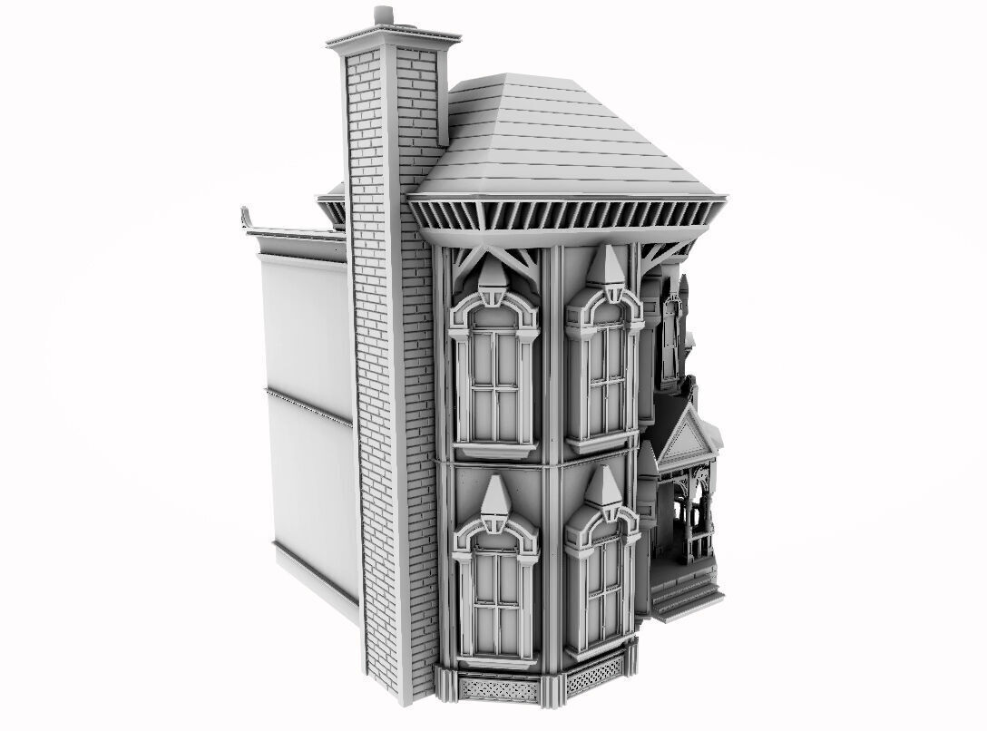 Victorian House model - Susan 3D print model_4